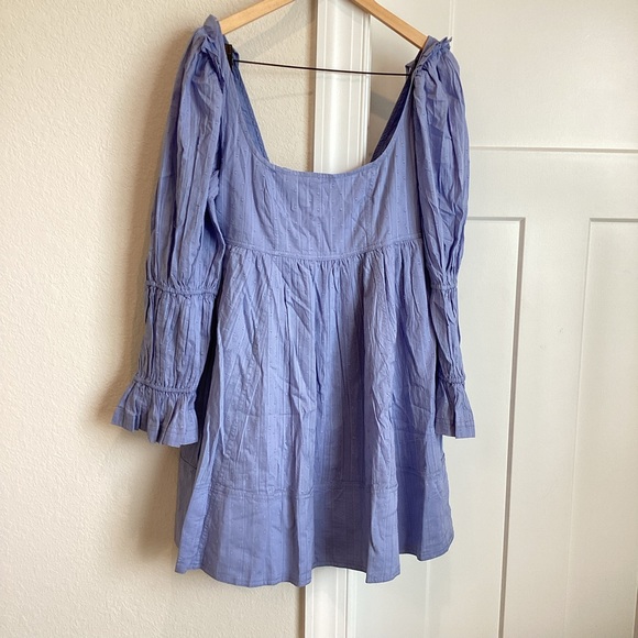 Pilcro Anthropologie Long-Sleeve Babydoll Mini Dress - Picture 5 of 14